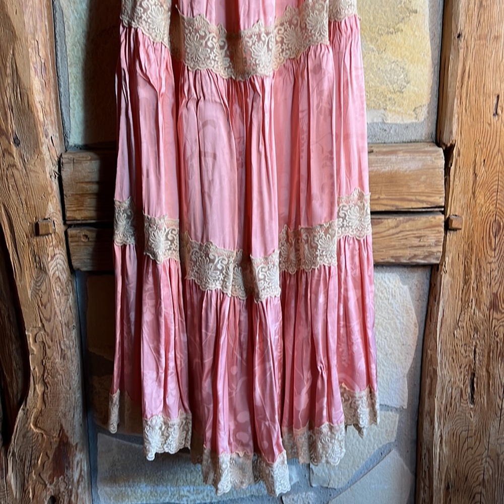 Spell x Free People Ocean Maxi Skirt in Coral - Picture 8 of 8